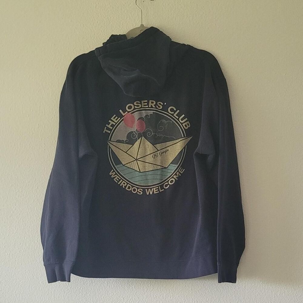 The Losers Club navy zip up hoodie Size XL